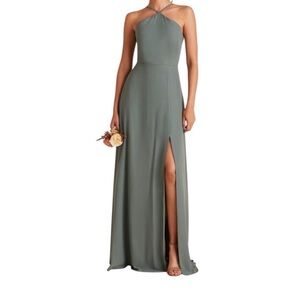 Birdy Grey Sea Glass Bridesmaid Maxi Dress - Juliet Halter